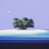 Island Stroll by Henderson Cisz, original painting