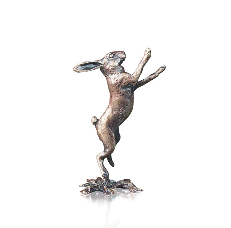Miniature Bronze Boxing Hare (2041)