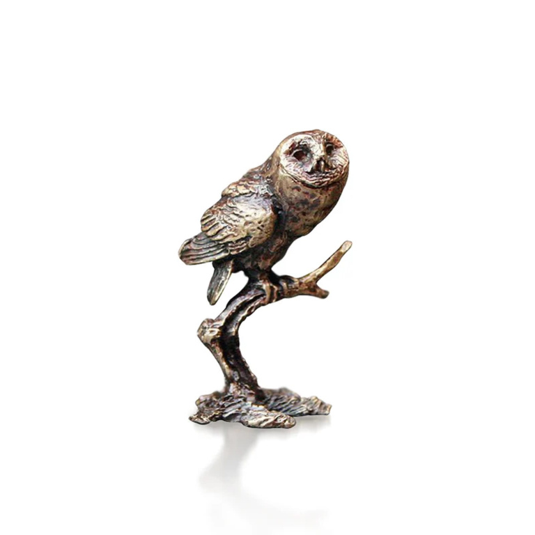 Miniature Bronze Tawny Owl (2059)