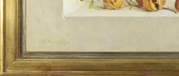 Pomegranates Resting by Juan Antonio Domínguez, original painting