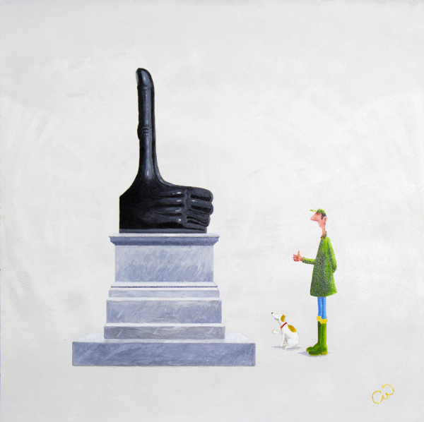 Thumbs Up (Original) by Chris Ross Williamson, original painting