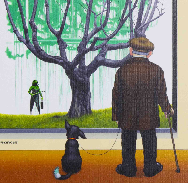 Green Tail by Chris Chapman, limited edition print