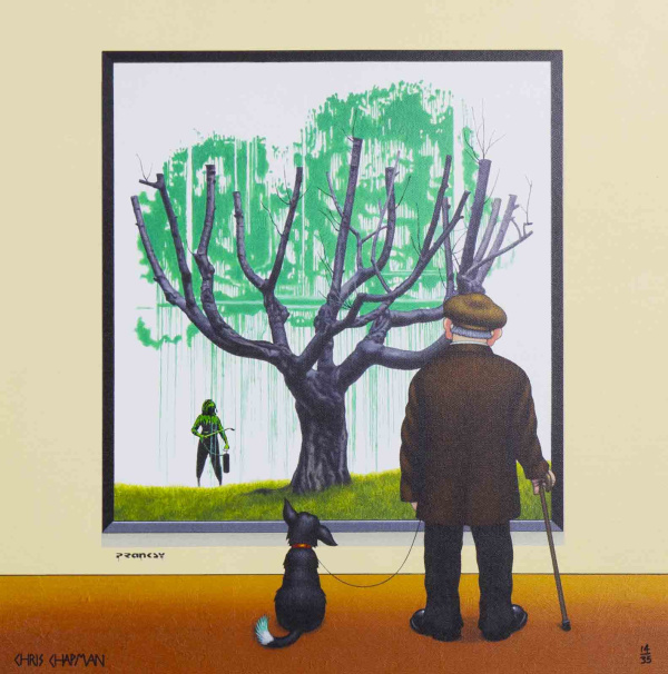 Green Tail by Chris Chapman, limited edition print