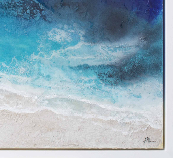 Cala Molto, Mallorca by Ana Ortiz, original painting, detail