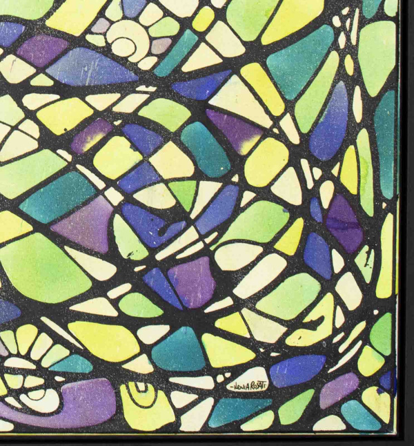 The Forest by Ilenia Rosati, original painting, detail