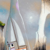 Ship In A Bottle by Gary Walton, limited edition print, detail