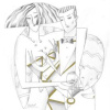 Lord and Lady II – Line Study by Andrei Protsouk, limited edition print