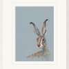 Bright Eyed, Posing Hare by Nicky Litchfield, limited edition print