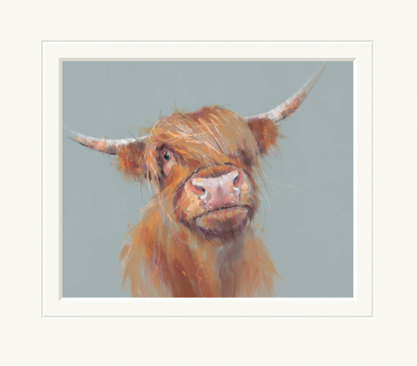 Brodie, Highland Cow by Nicky Litchfield, limited edition print