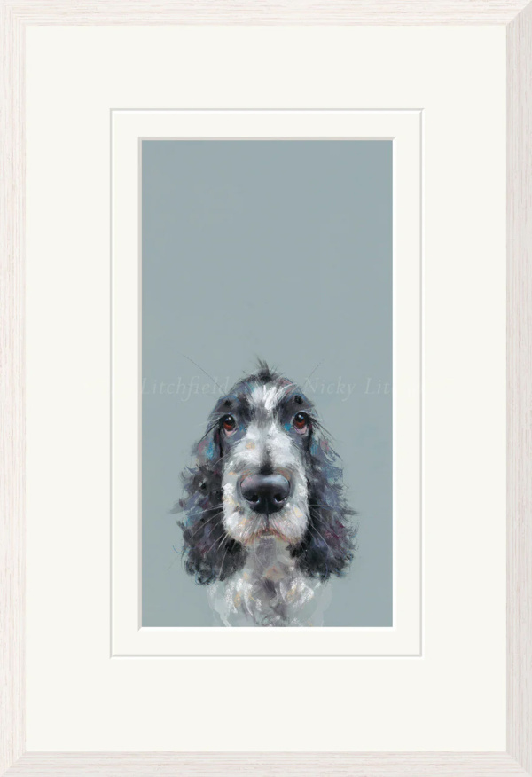 Can I Come Too? Cocker Spaniel by Nicky Litchfield, limited edition print