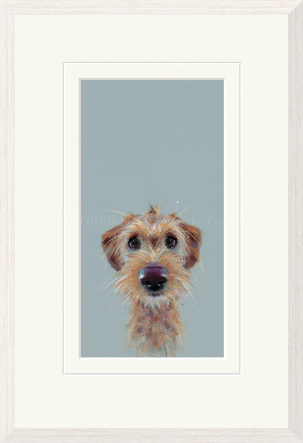 Scruff, Dog by Nicky Litchfield, limited edition print