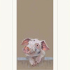 Village Gossip, Piggy by Nicky Litchfield, limited edition print