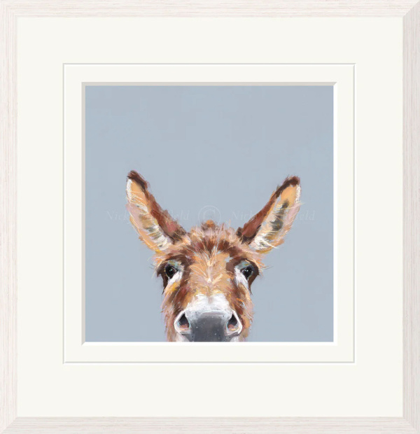 Well Hello There, Donkey by Nicky Litchfield, limited edition print