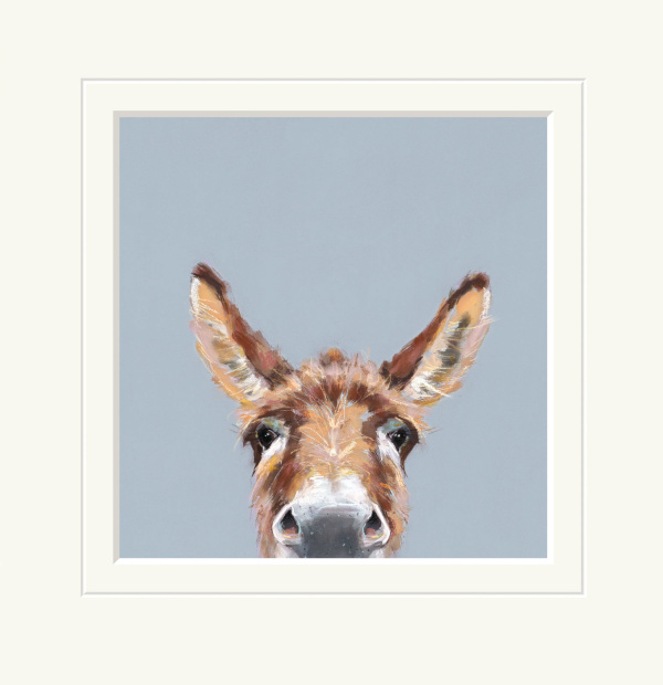 Well Hello There, Donkey by Nicky Litchfield, limited edition print