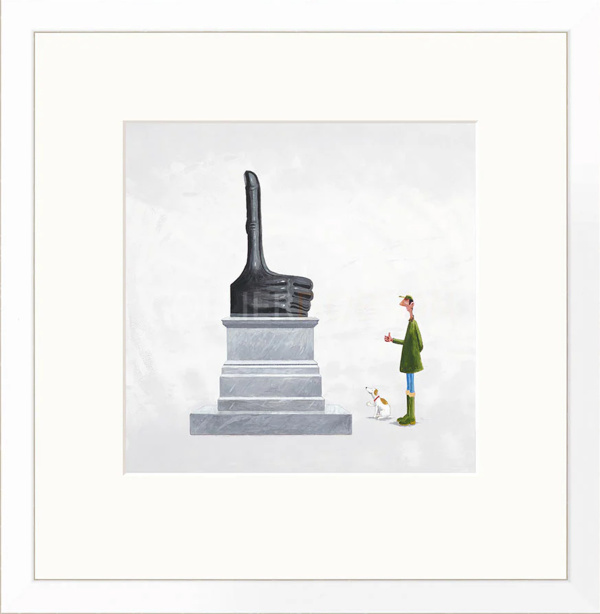 Thumbs Up by Chris Ross Williamson, limited edition print