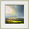 original painting by harry brioche of dramatic sky