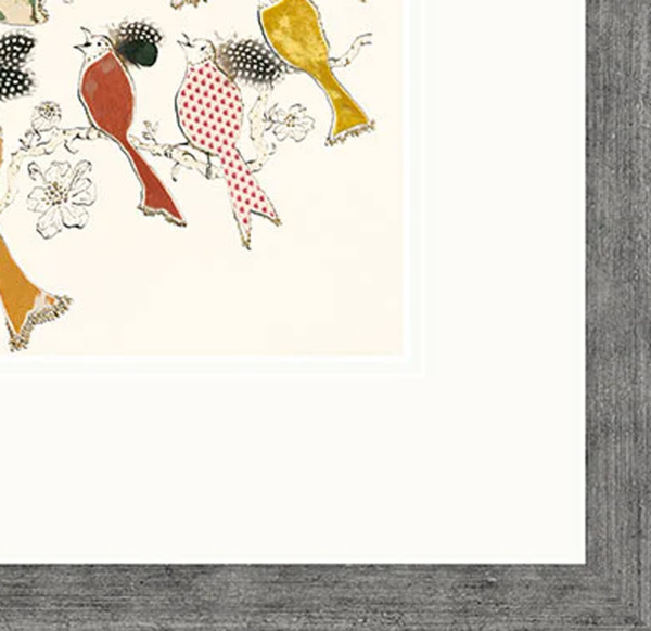 Bird Song by Anna Wright, limited edition print, detail