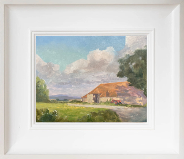 wedding gift idea painting of venue by british artist matthew cordwell