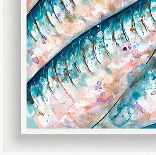 Four Sardines (Limited Edition) by Giles Ward, limited edition print, detail