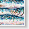 North Atlantic Herring (Limited Edition) by Giles Ward, limited edition print, detail