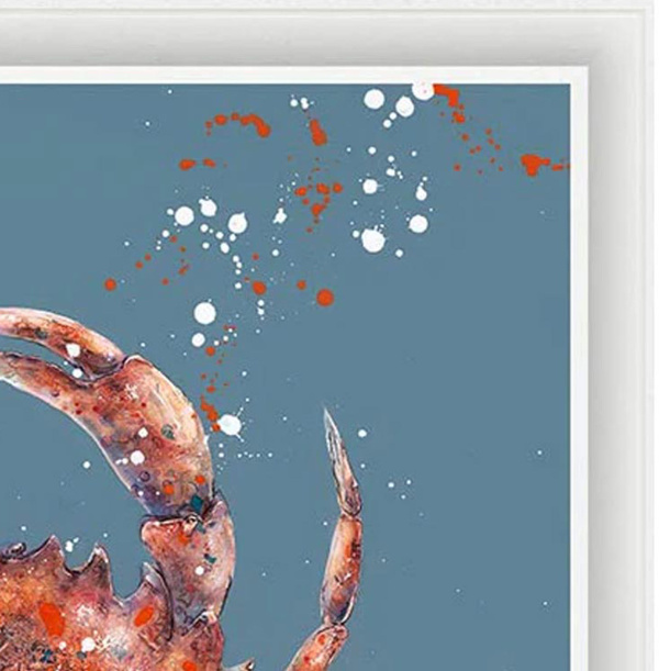 Red Crab (Limited Edition) by Giles Ward, limited edition print, detail