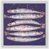 Six Anchovies (Limited Edition) by Giles Ward, limited edition print