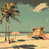 Beach Life by Leander, limited edition print