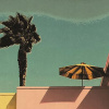 Family Pool by Leander, limited edition print, detail