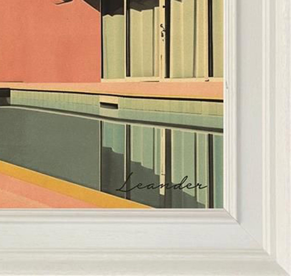 Home Sweet Home by Leander, limited edition print, detail
