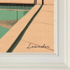 Poolside Reflections by Leander, limited edition print, detail