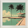 Poolside Reflections by Leander, limited edition print