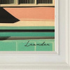 Poolside by Leander, limited edition print, detail