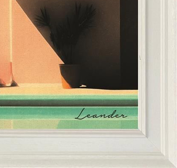 Summer Sunshine by Leander, limited edition print, detail