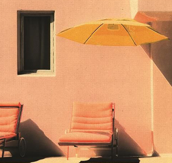 Summer Sunshine by Leander, limited edition print, detail