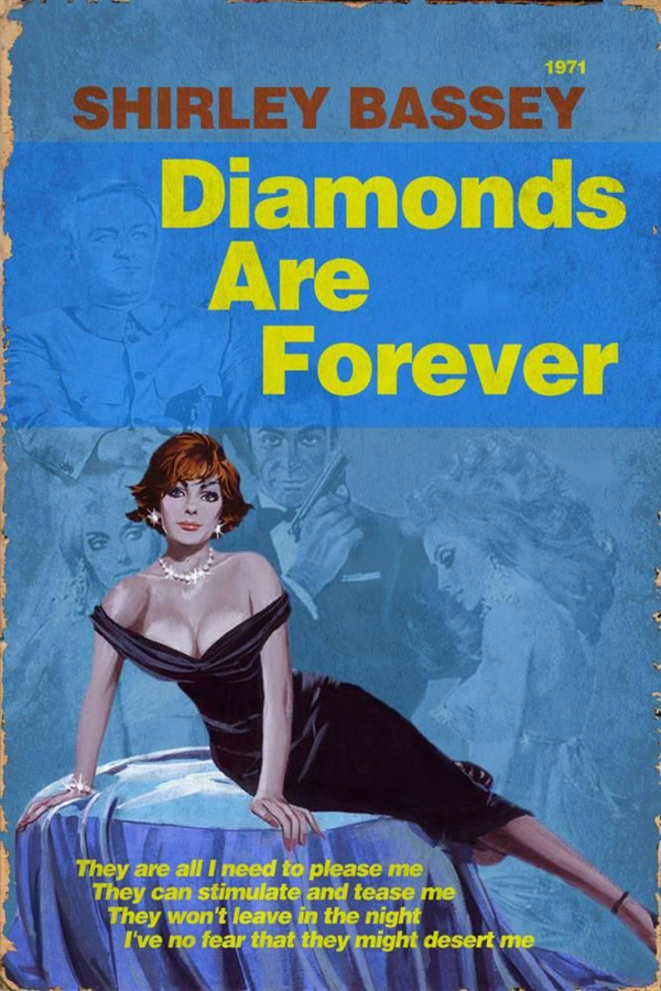 1971 – Diamonds Are Forever by Linda Charles, limited edition print