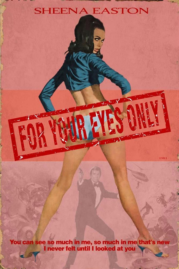1981 – For Your Eyes Only by Linda Charles, limited edition print