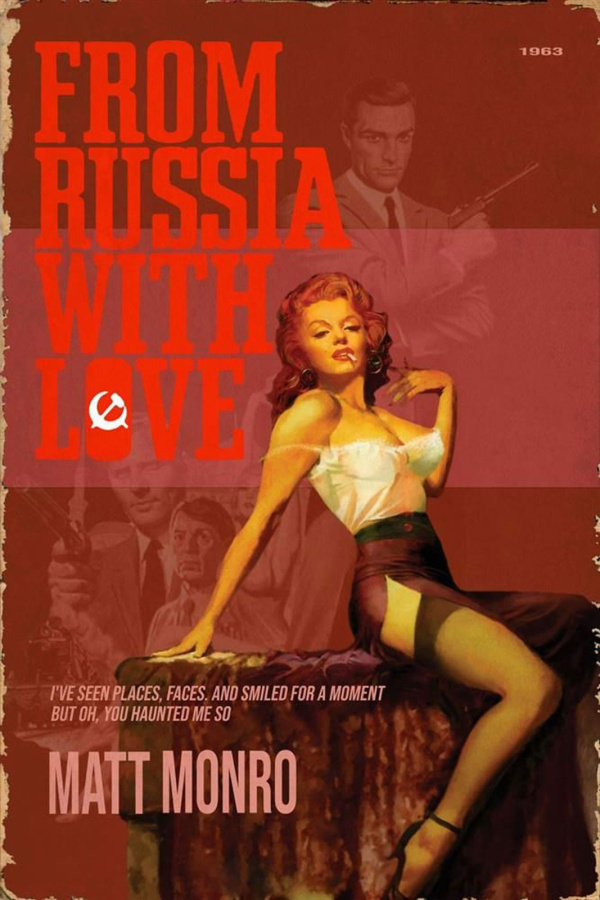 1963 – From Russia With Love by Linda Charles, limited edition print