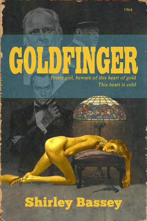 1964 – Goldfinger by Linda Charles, limited edition print