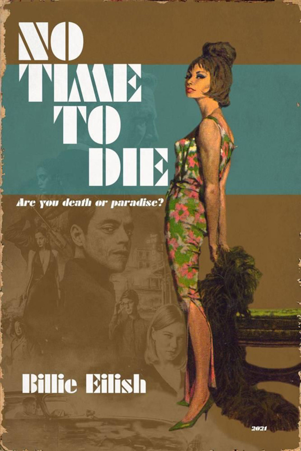 2021 – No Time To Die by Linda Charles, limited edition print