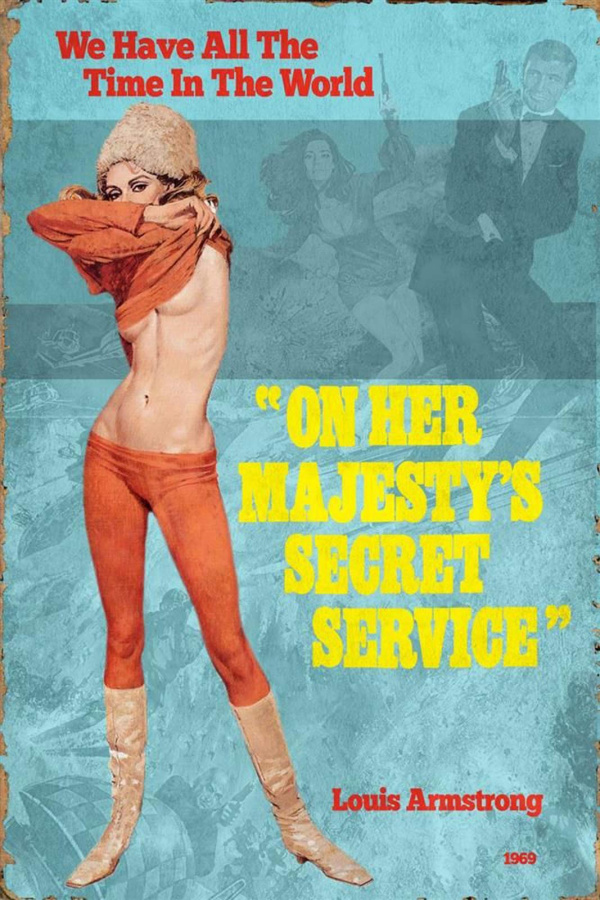 1969 – On Her Majesty’s Secret Service by Linda Charles, limited edition print