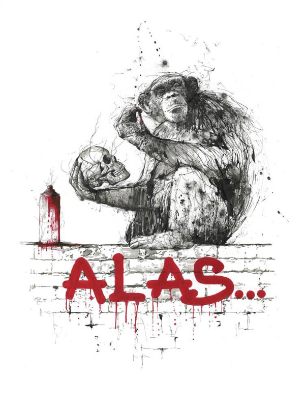 Alas by Scott Tetlow, limited edition print