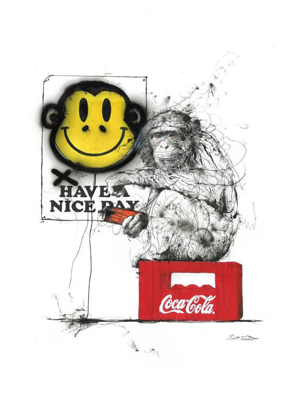 Have A Nice Day by Scott Tetlow, limited edition print