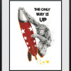 The Only Way Is Up by Scott Tetlow, limited edition print