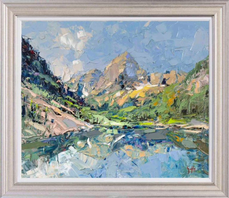 Maroon Bells Colorado Commission by Frank Getty