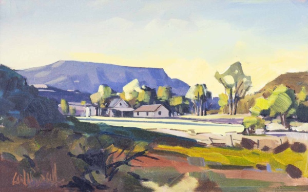 Alpine Ranch by Carla Bosch, original painting