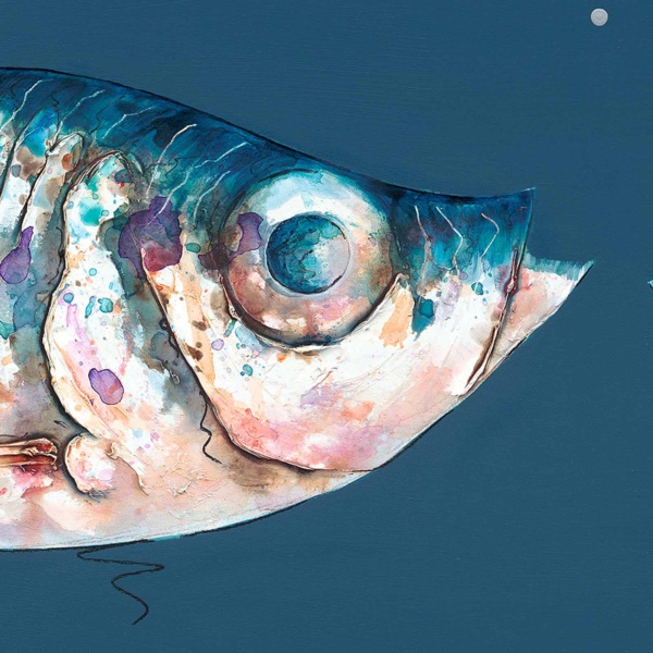 You Were Saying? (Limited Edition) by Giles Ward, limited edition print, detail