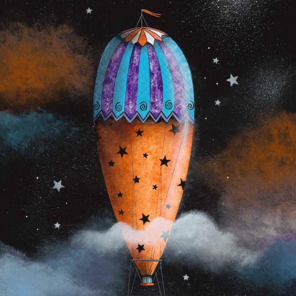 Diamonds In The Sky by Gary Walton, limited edition print, detail