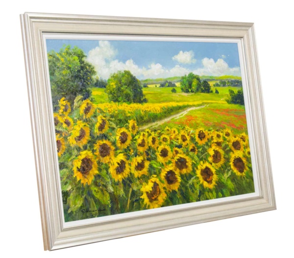 Sunflower Season by Gerhard Nesvadba, original painting