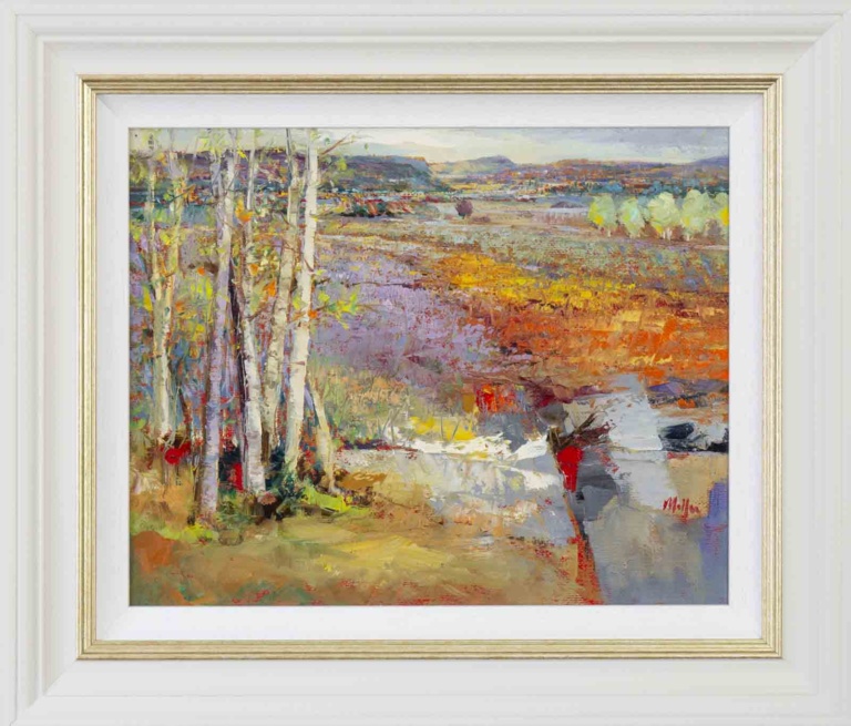 Silver Birch Landscape by Mario Malfer