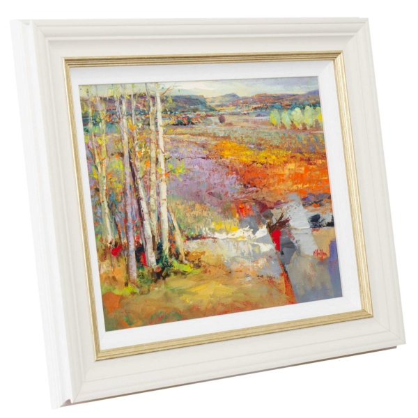 Silver Birch Landscape by Mario Malfer, original painting